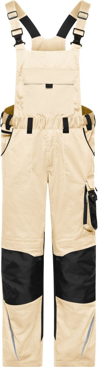 James & Nicholson | JN 1833 (94-110) Workwear Pants with Bib - Strong