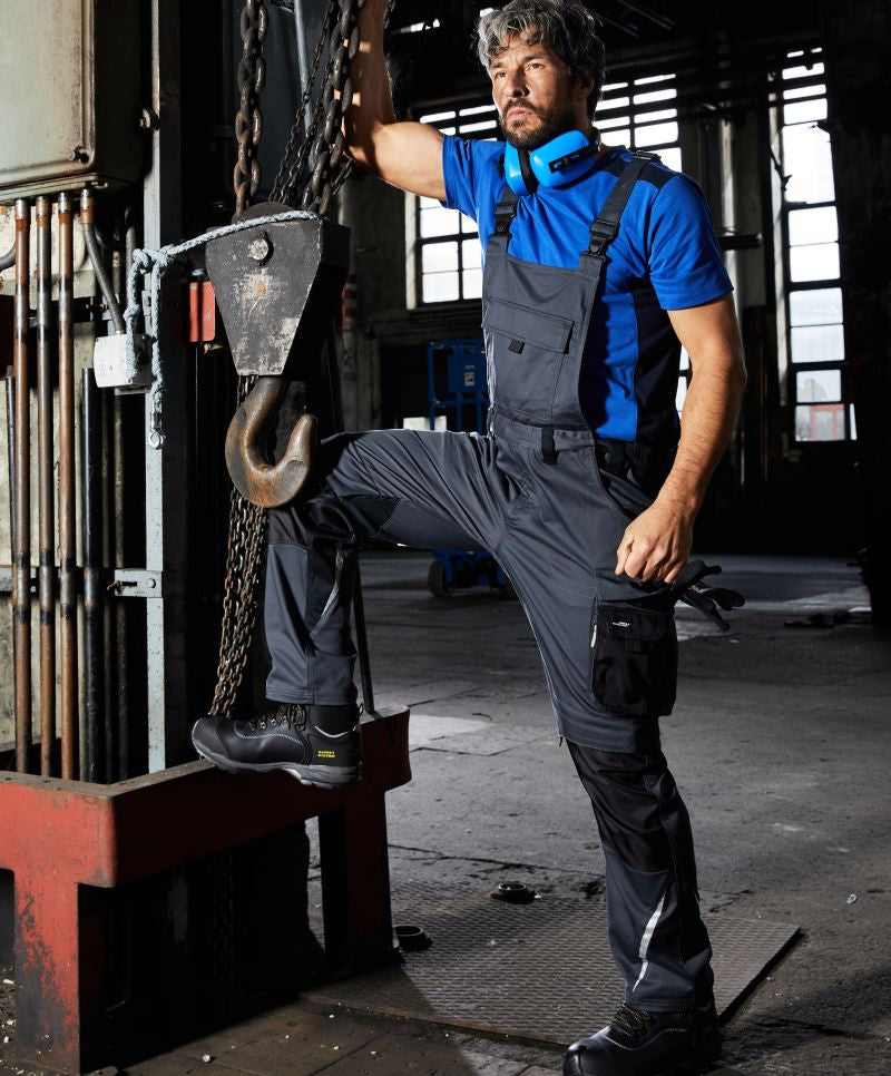 James & Nicholson | JN 1833 (94-110) Workwear Pants with Bib - Strong