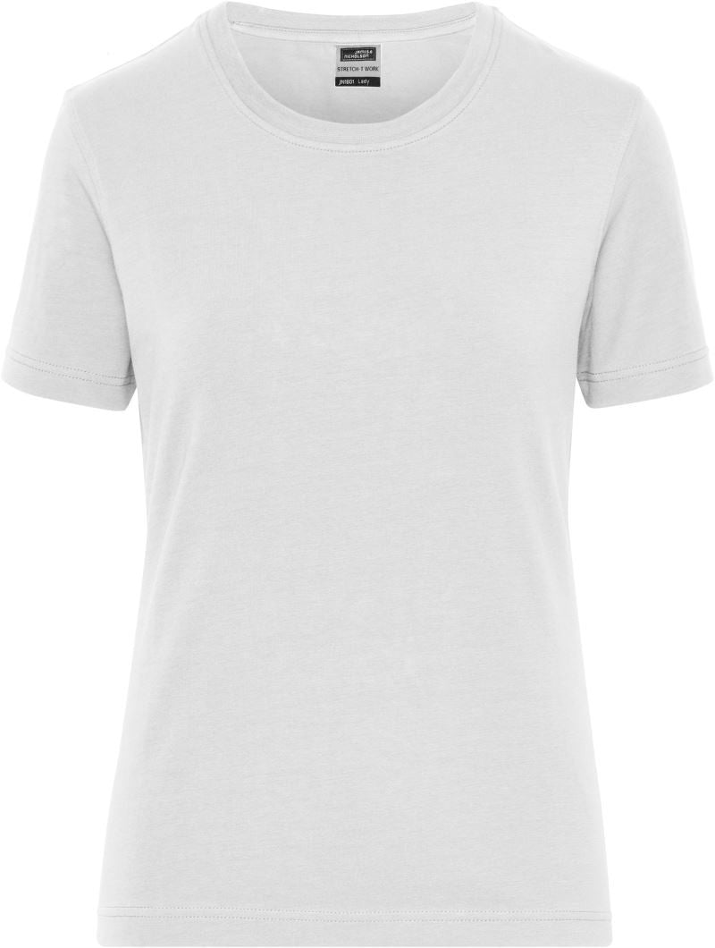 James & Nicholson | JN 1801 Ladies' Organic Workwear Stretch T-Shirt - Solid