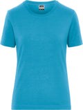 James & Nicholson | JN 1801 Ladies' Organic Workwear Stretch T-Shirt - Solid