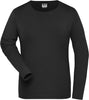 James & Nicholson | JN 1803 Ladies' Org. Workwear Stretch T-Shirt LSL - Solid