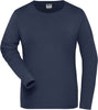 James & Nicholson | JN 1803 Ladies' Org. Workwear Stretch T-Shirt LSL - Solid
