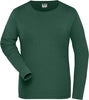 James & Nicholson | JN 1803 Ladies' Org. Workwear Stretch T-Shirt LSL - Solid