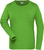 James & Nicholson | JN 1803 Ladies' Org. Workwear Stretch T-Shirt LSL - Solid