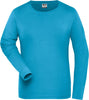 James & Nicholson | JN 1803 Ladies' Org. Workwear Stretch T-Shirt LSL - Solid