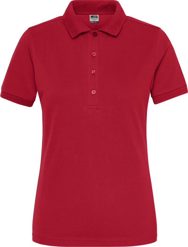 James & Nicholson | JN 1805 Ladies' Organic Workwear Stretch Polo - Solid