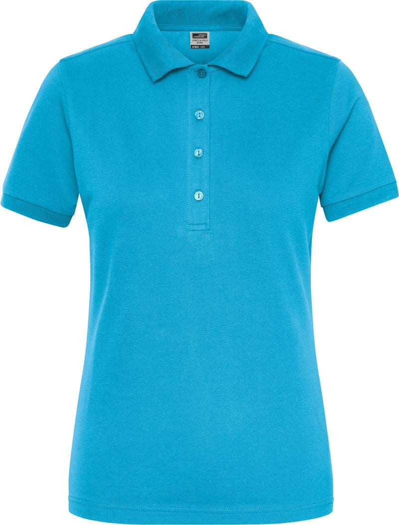 James & Nicholson | JN 1805 Ladies' Organic Workwear Stretch Polo - Solid