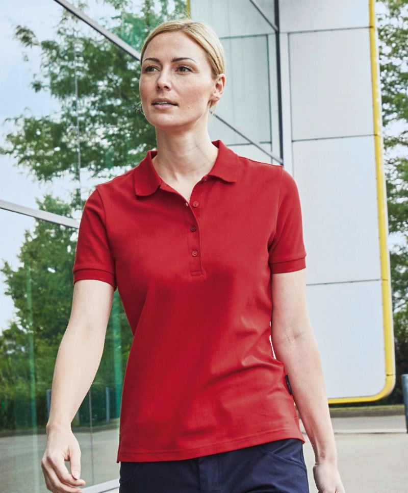 James et Nicholson | JN 1805 Polo bio Workwear stretch femme uni