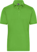 James & Nicholson | JN 1806 Men's Organic Workwear Stretch Polo - Solid