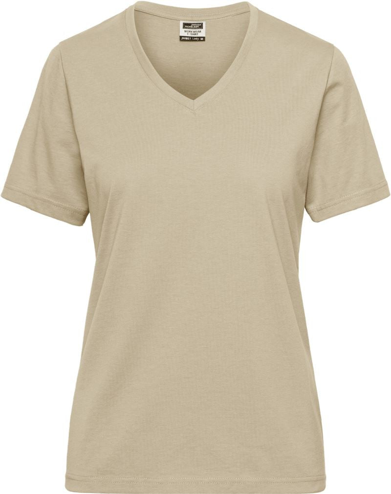 James et Nicholson | T-shirt bio workwear femme JN 1807 uni
