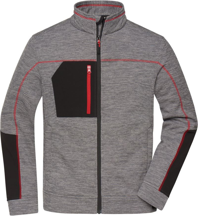James et Nicholson | JN 1818 Veste polaire tricotée pour homme