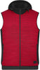 James & Nicholson | JN 1848 Men's Padded Hybrid Knitted Fleece Gilet
