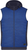 James & Nicholson | JN 1848 Men's Padded Hybrid Knitted Fleece Gilet