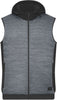 James & Nicholson | JN 1848 Men's Padded Hybrid Knitted Fleece Gilet