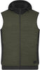 James & Nicholson | JN 1848 Men's Padded Hybrid Knitted Fleece Gilet