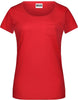 James & Nicholson | JN 8003 Ladies' Organic T-Shirt with Breast Pocket