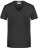 James & Nicholson | JN 8004 Men's Organic V-Neck T-Shirt with Breast Pocket
