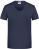 James & Nicholson | JN 8004 Men's Organic V-Neck T-Shirt with Breast Pocket
