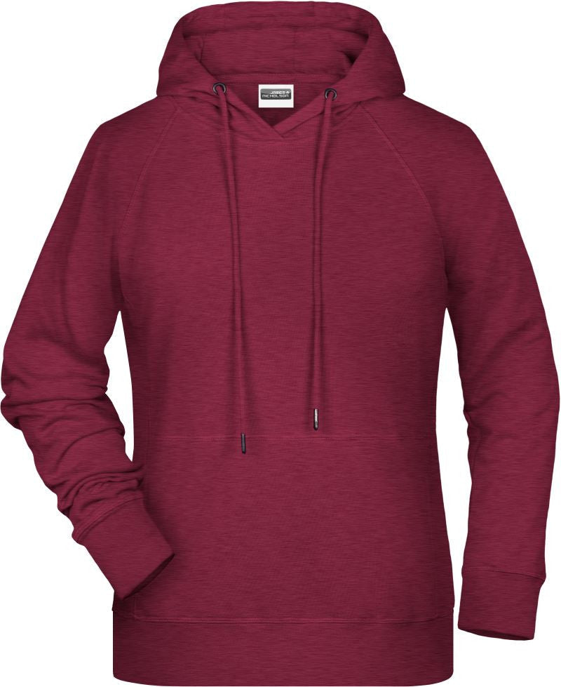 James et Nicholson | JN 8023 Sweat-shirt à capuche raglan pour femme