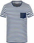 James & Nicholson | JN 8028 Men's striped T-Shirt