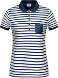 James & Nicholson | JN 8029 Ladies' Piqué Polo striped