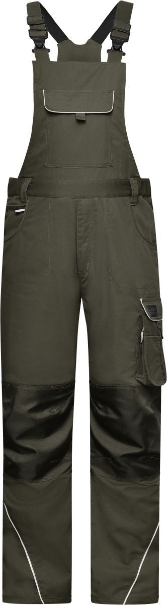 James & Nicholson | JN 879 (94-110) Workwear Bib Pants - Solid