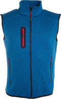 James & Nicholson | JN 774 Men's Knitted Fleece Vest with Stand-Up Collar