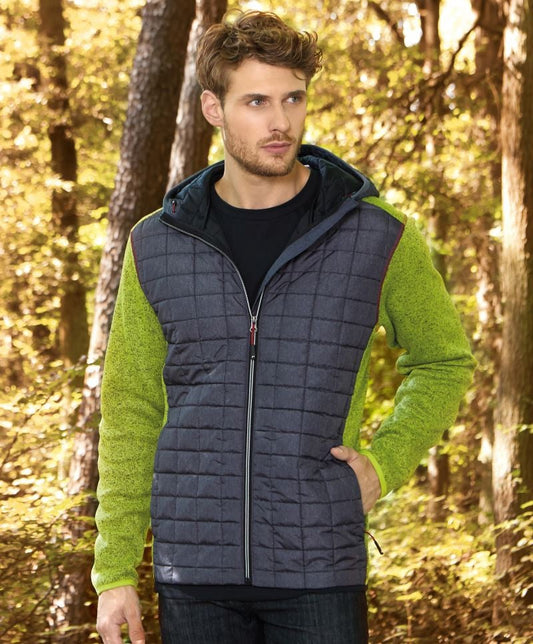 James & Nicholson | JN 772 Men's Knitted Hybrid Jacket