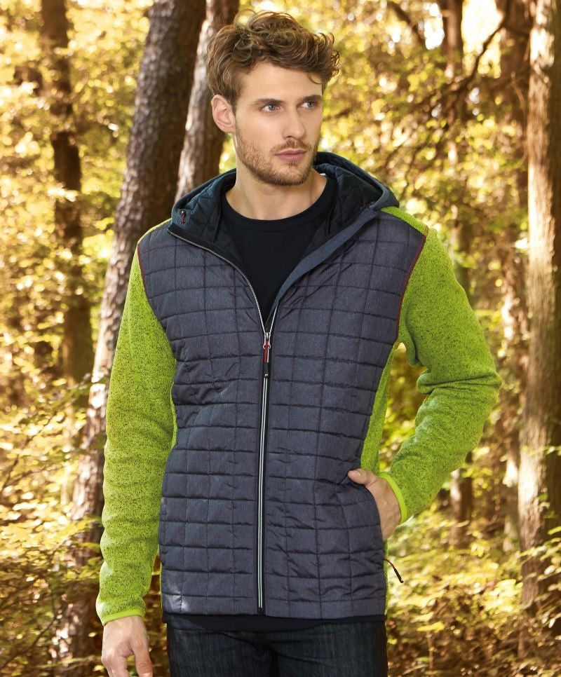 James & Nicholson | JN 772 Men's Knitted Hybrid Jacket