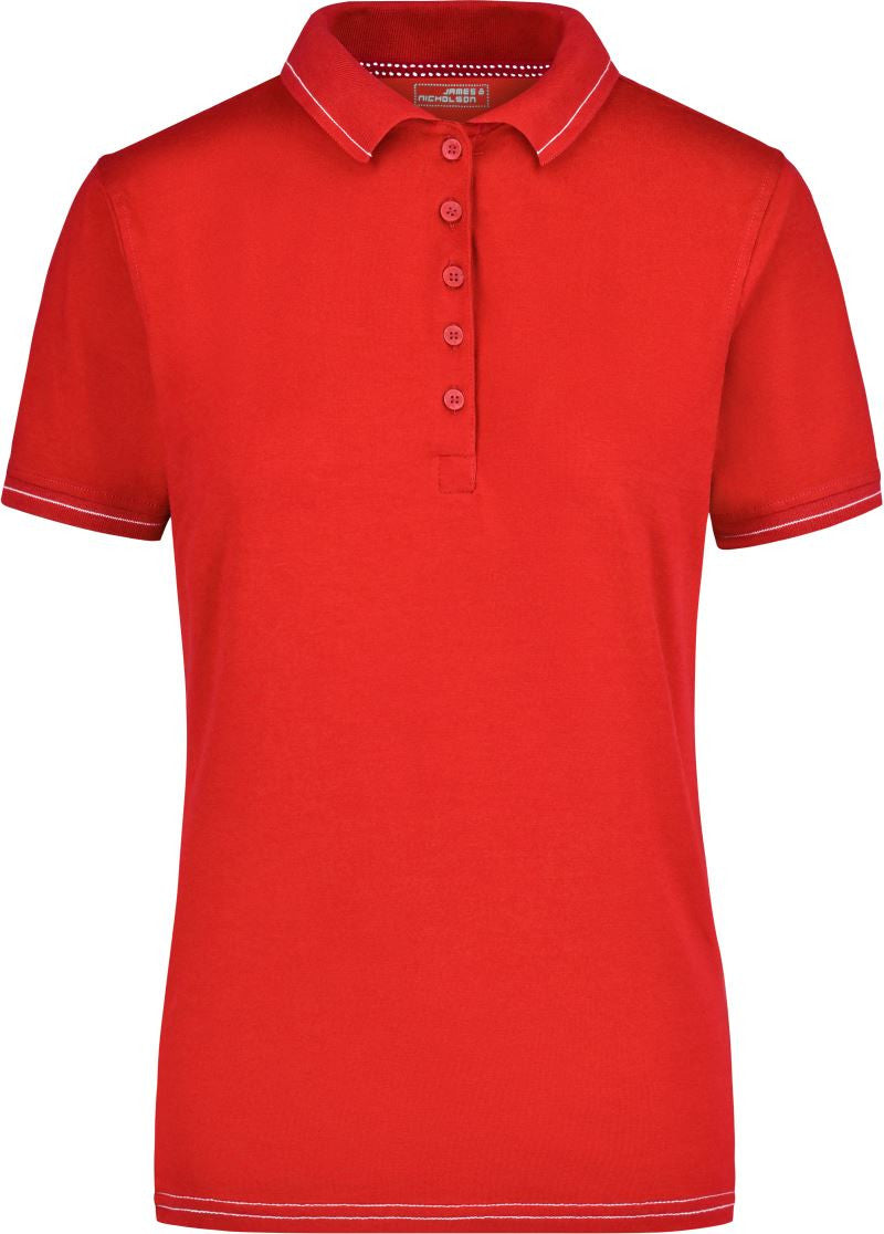 James & Nicholson | JN 568 Ladies' Jersey Stretch Polo