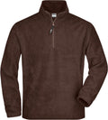 James & Nicholson | JN 43 Men's Fleece Pullover with 1/4 Zip