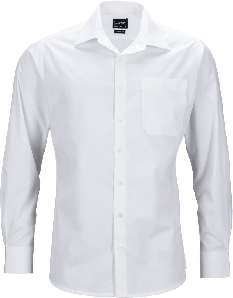 James & Nicholson | JN 642 Men's Poplin Business Shirt long-sleeve