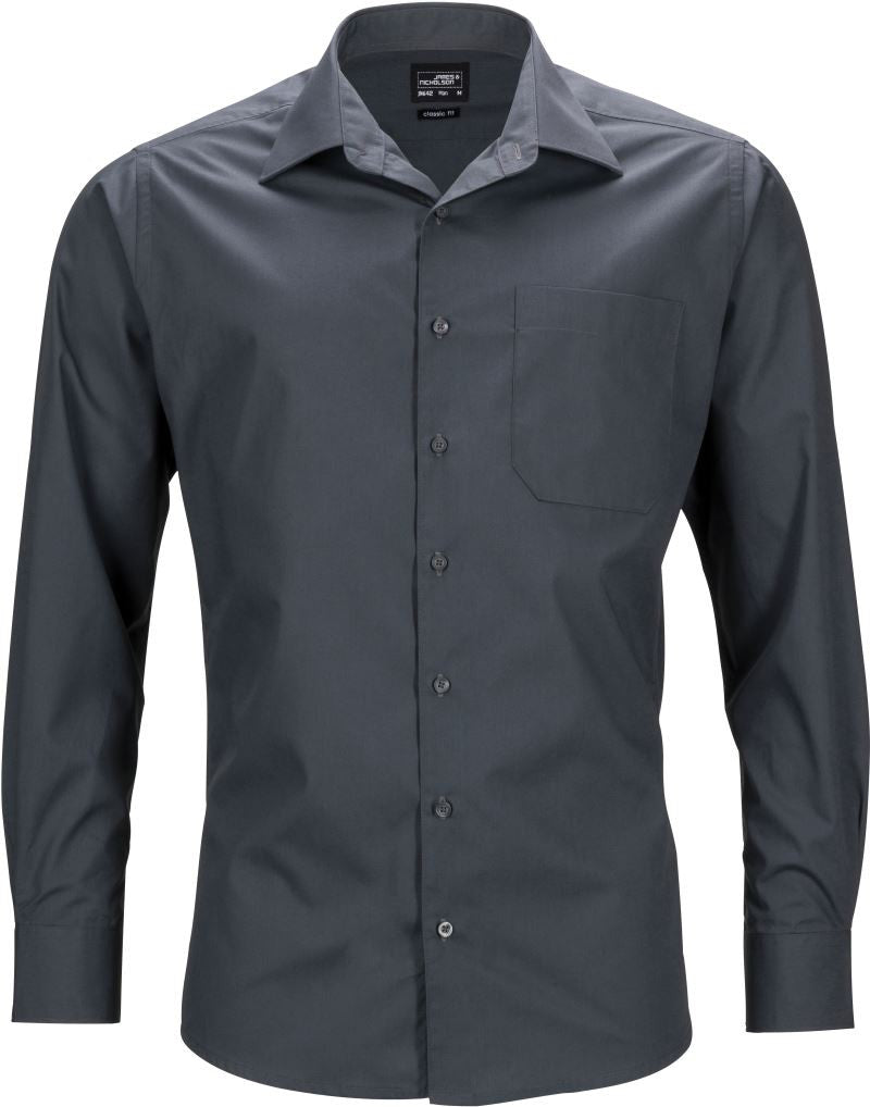 James & Nicholson | JN 642 Men's Poplin Business Shirt long-sleeve