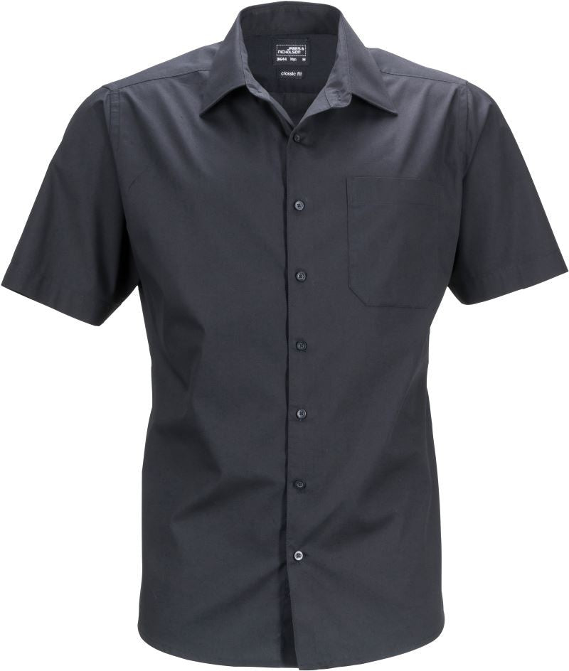 James & Nicholson | JN 644 Men's Poplin Business Shirt short-sleeve