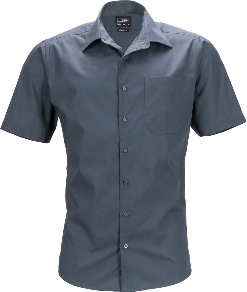 James & Nicholson | JN 644 Men's Poplin Business Shirt short-sleeve