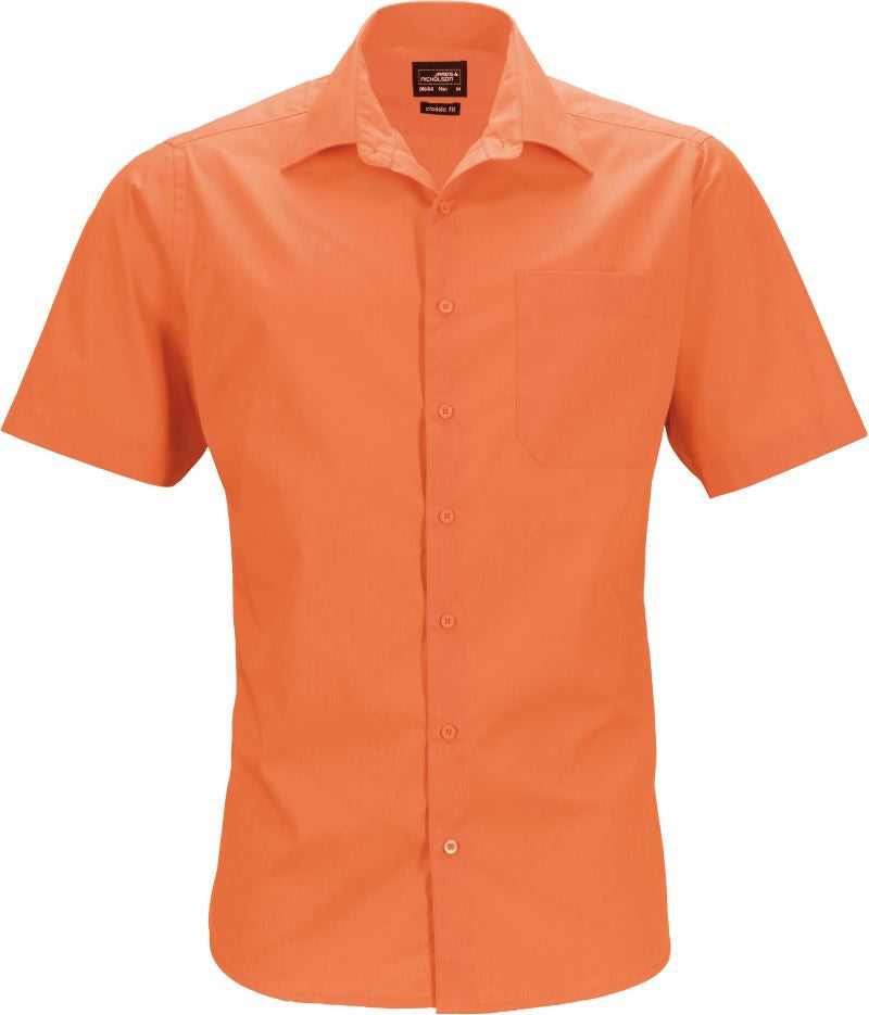 James & Nicholson | JN 644 Men's Poplin Business Shirt short-sleeve