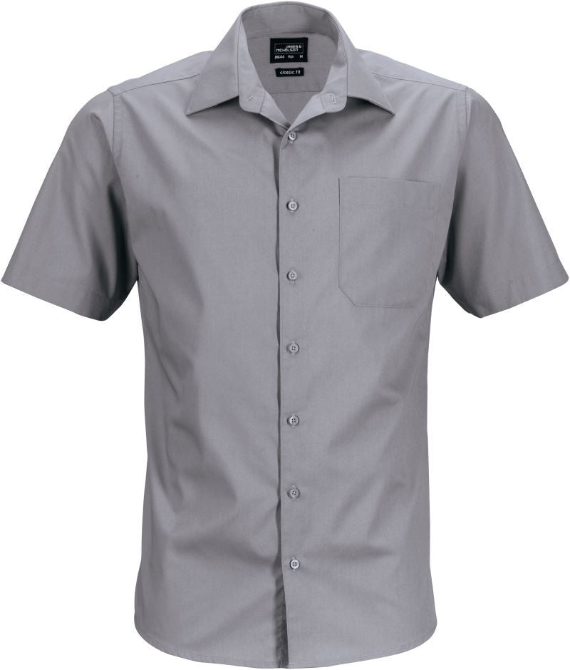 James & Nicholson | JN 644 Men's Poplin Business Shirt short-sleeve