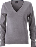 James & Nicholson | JN 658 Ladies' V-Neck Pullover