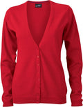 James & Nicholson | JN 660 Ladies' V-Neck Cardigan