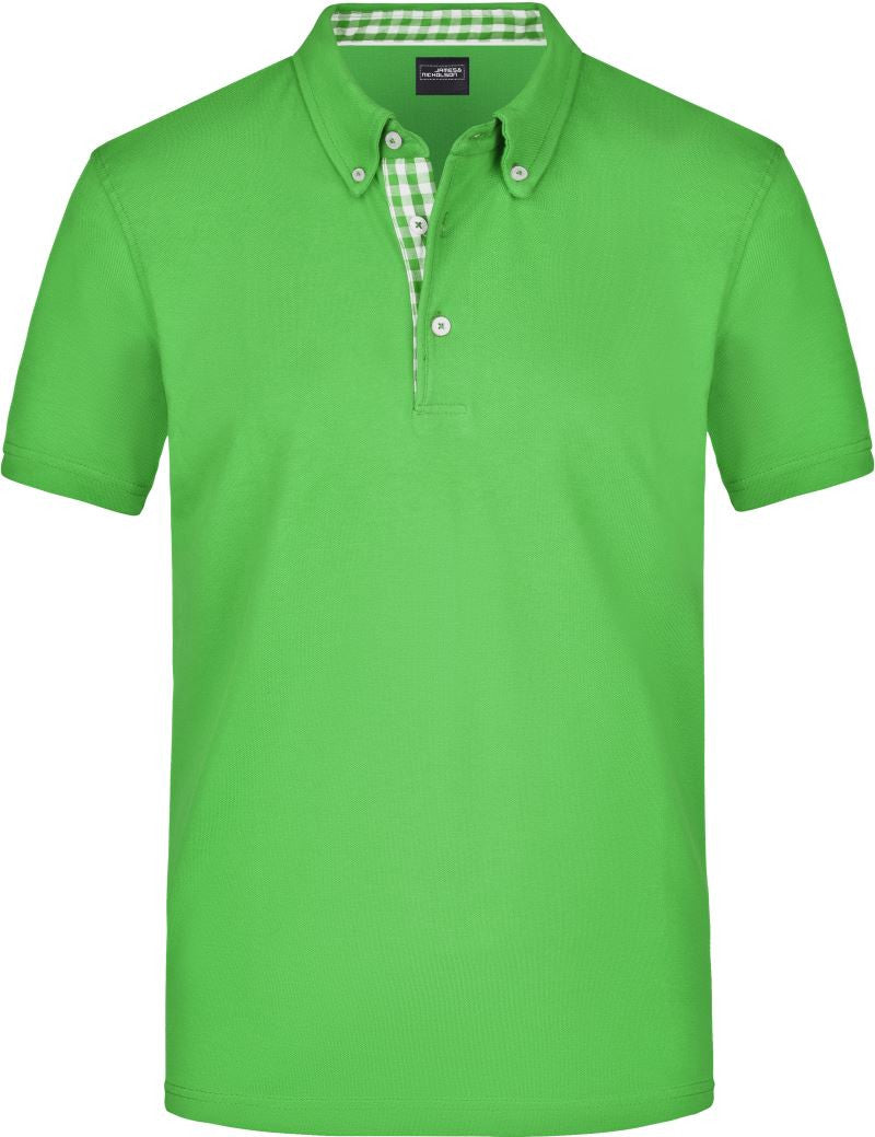 James & Nicholson | JN 964 Men's Button-Down Piqué Polo