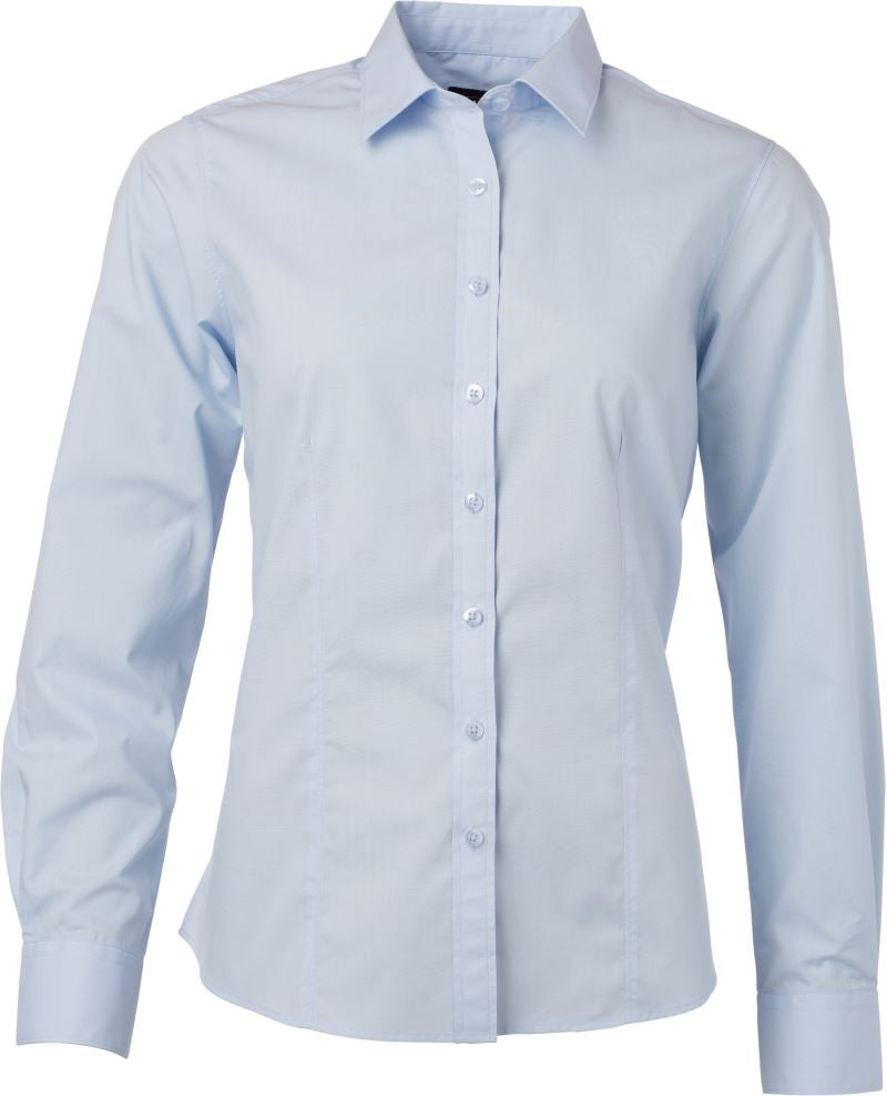 James & Nicholson | JN 677 Ladies Poplin Blouse long-sleeve