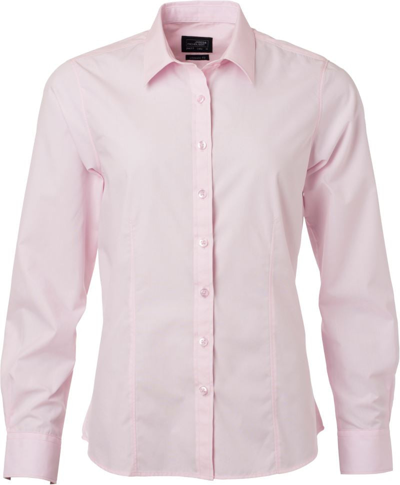 James & Nicholson | JN 677 Ladies Poplin Blouse long-sleeve