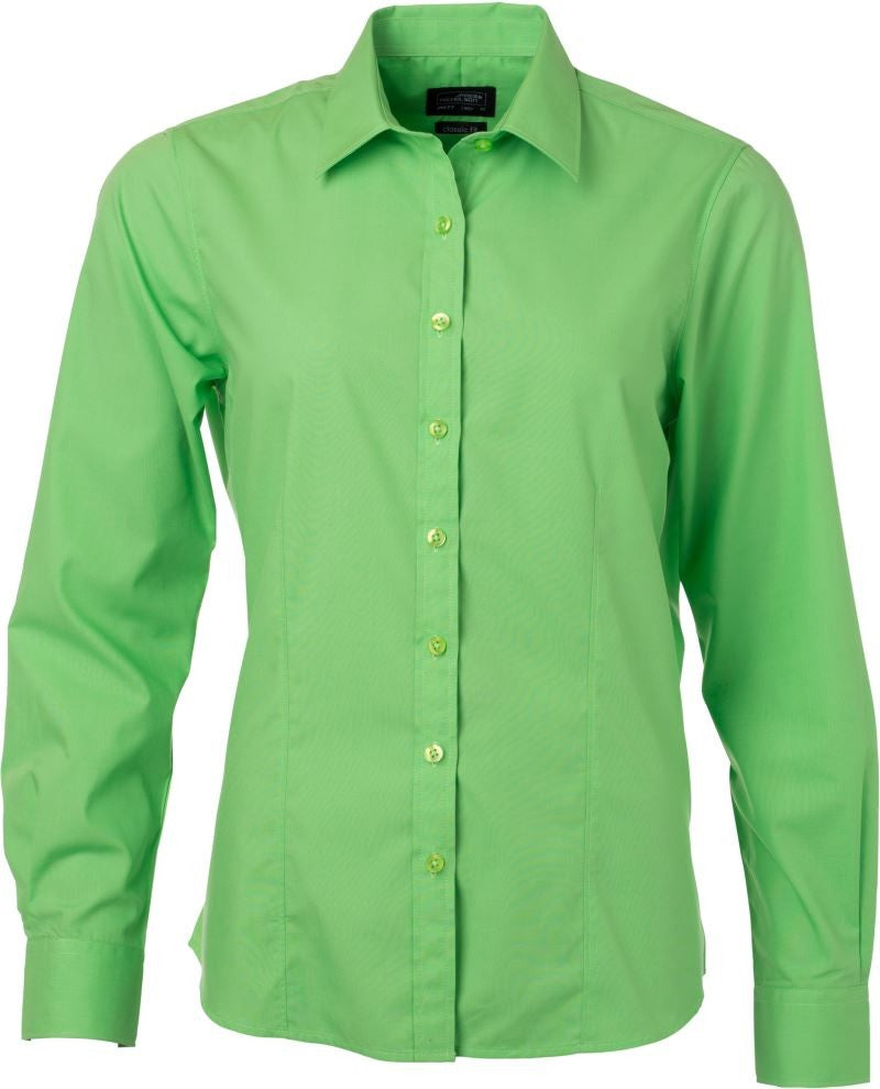James et Nicholson | JN 677 Popeline Blouse manches longues