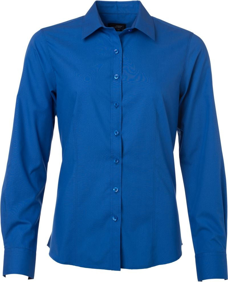 James et Nicholson | JN 677 Popeline Blouse manches longues