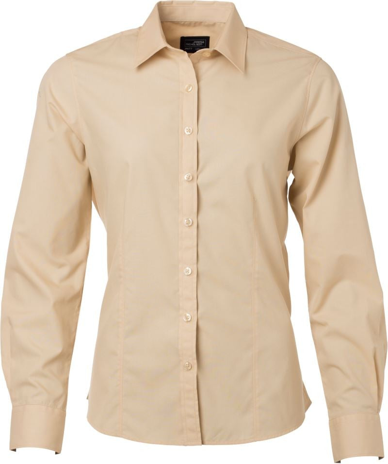 James et Nicholson | JN 677 Popeline Blouse manches longues
