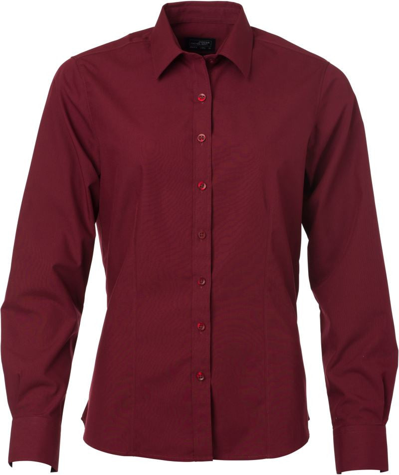 James et Nicholson | JN 677 Popeline Blouse manches longues