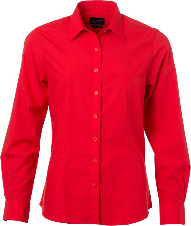James et Nicholson | JN 677 Popeline Blouse manches longues