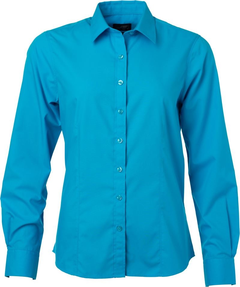 James et Nicholson | JN 677 Popeline Blouse manches longues