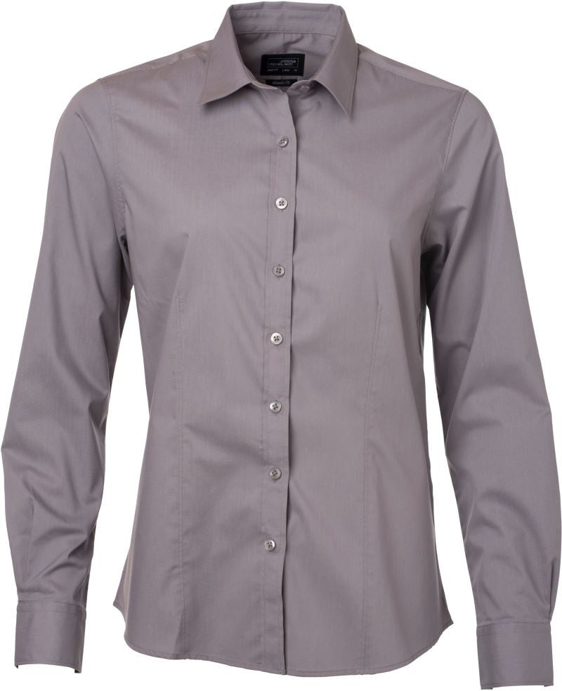 James et Nicholson | JN 677 Popeline Blouse manches longues