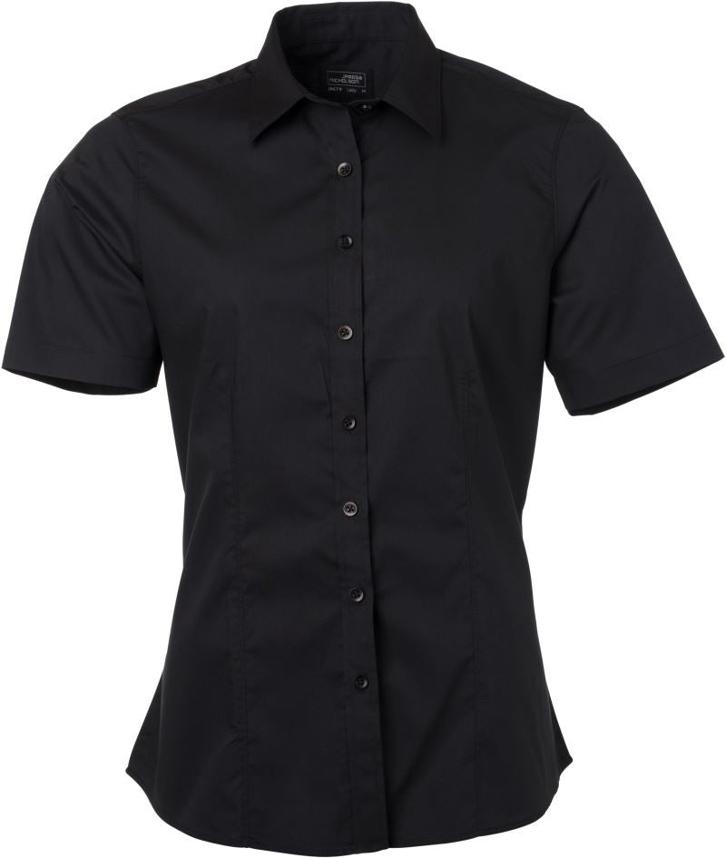 James & Nicholson | JN 679 Ladies Poplin Blouse short-sleeve